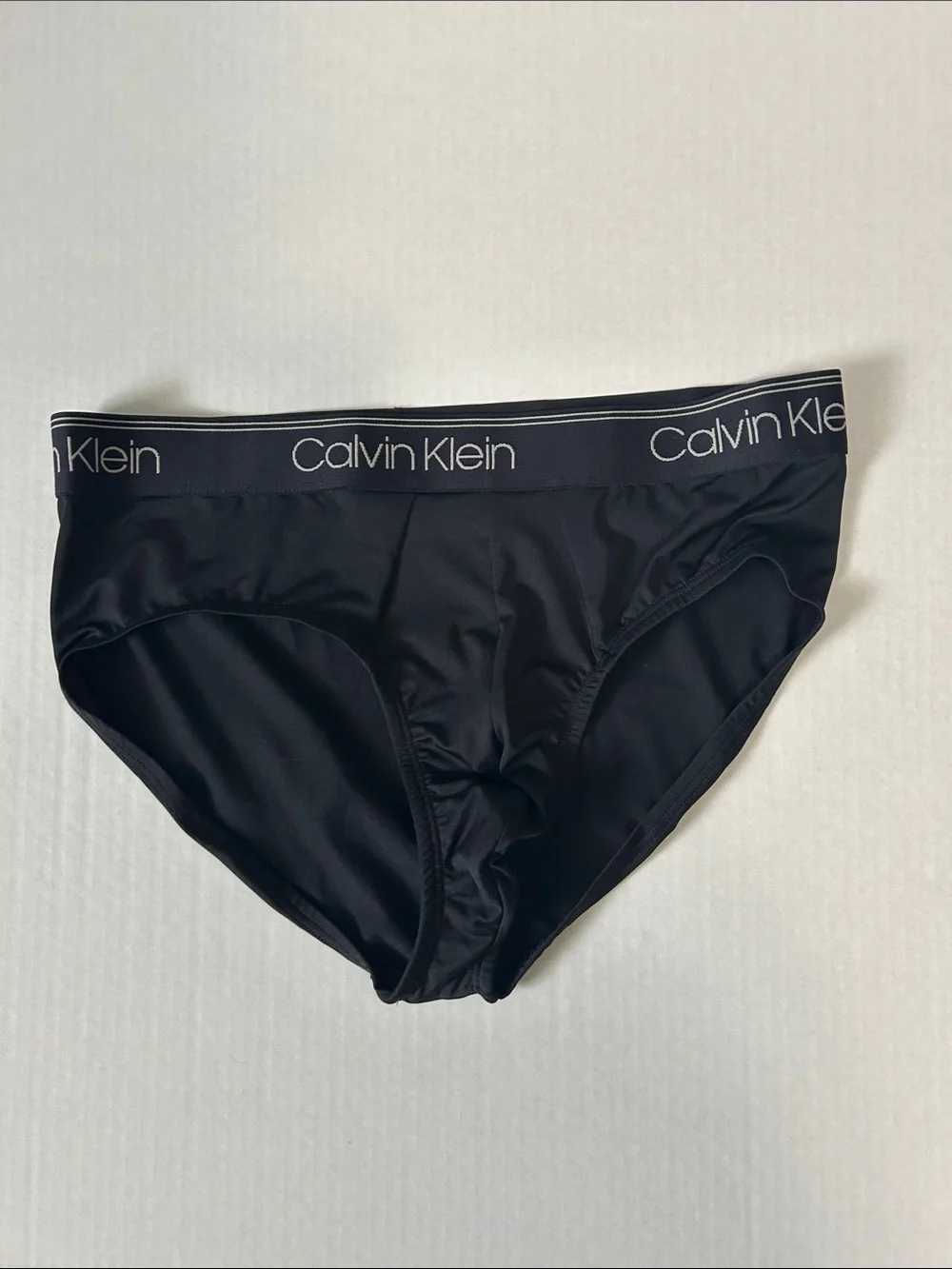 Calvin Klein Black Men’s Logo Waist Briefs